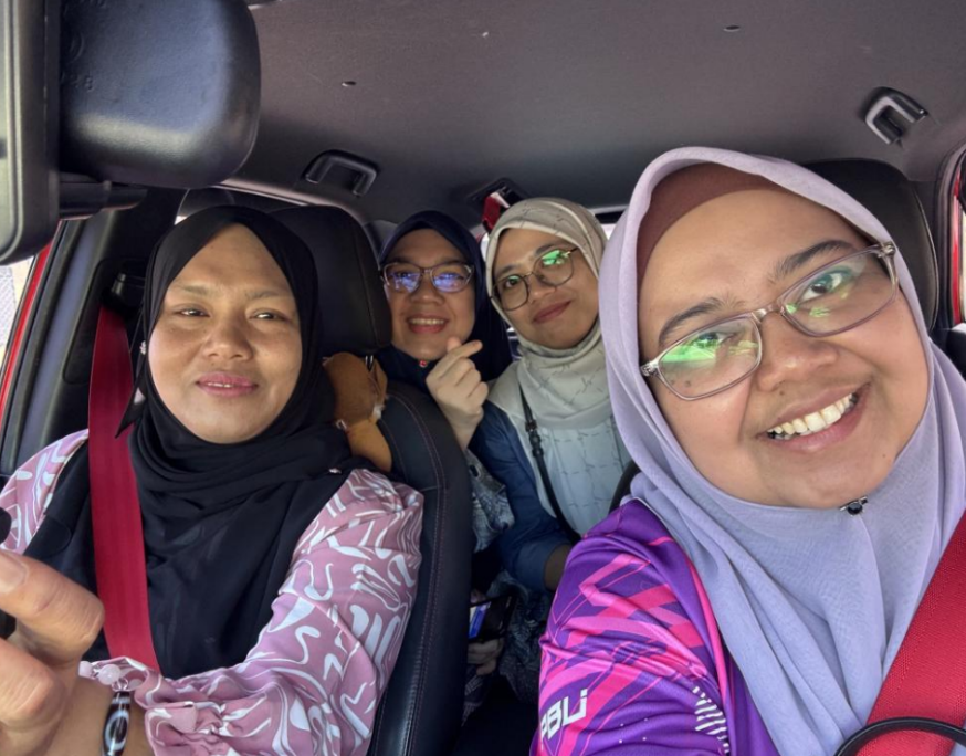 Penyertaan staf PBU dalam perkongsian kenderaan sempena Kempen Jom Carpool.